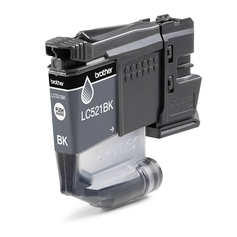 Brother LC521BK - Schwarz - original - Kissenverpackung