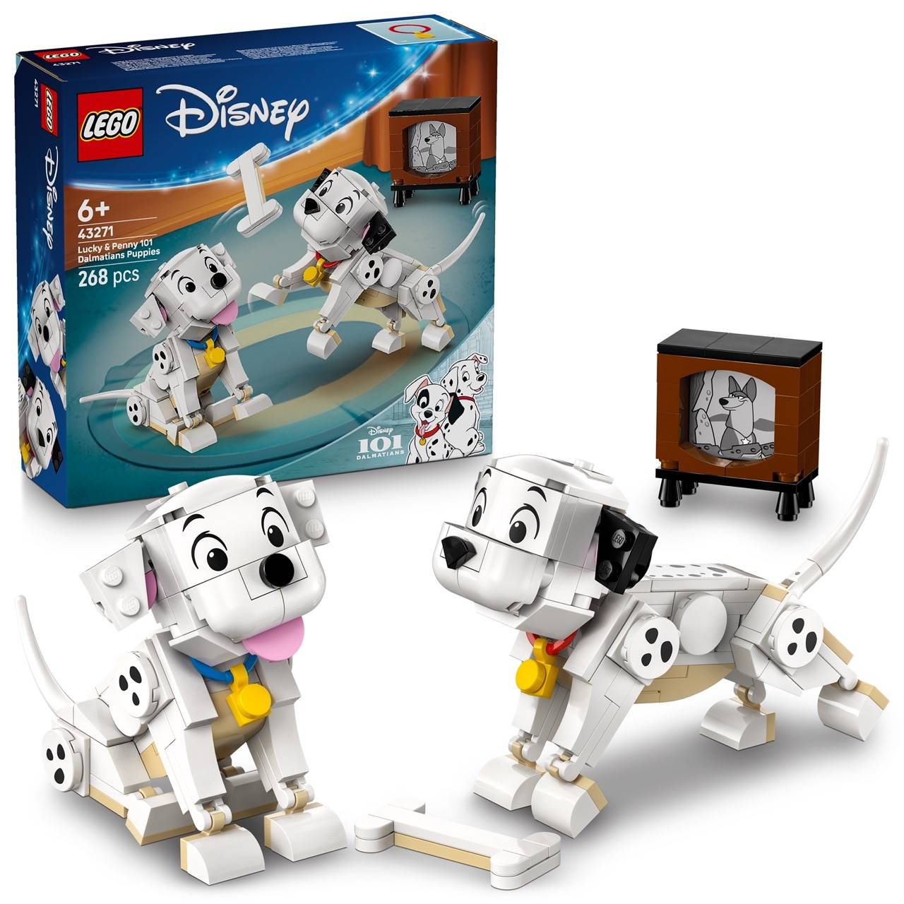 LEGO® 43271 Disney Classic - Die Welpen Lucky und Penny aus 101 Dalmatiner