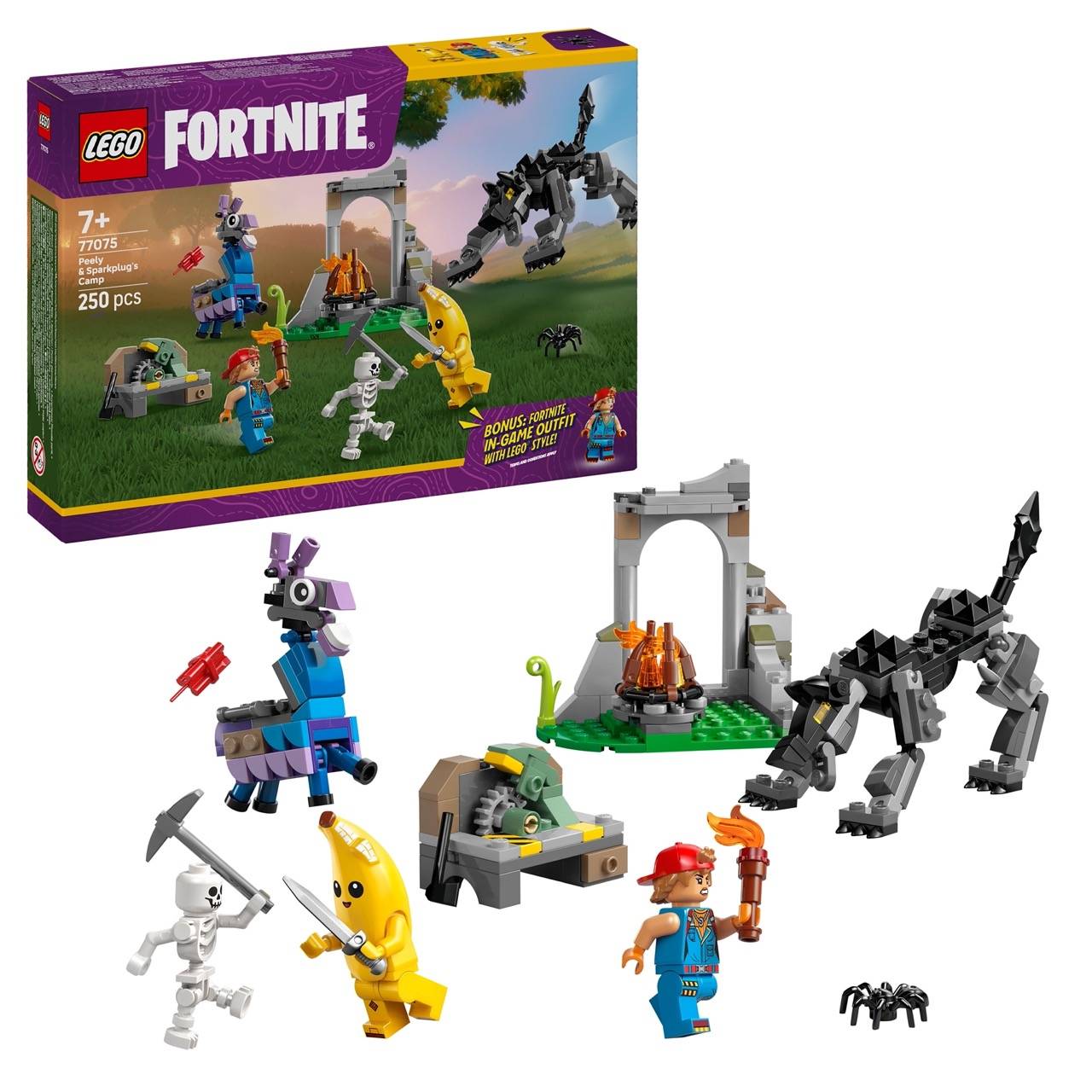 LEGO® Fortnite 77075 Das Lager von Schali und der Zündkerzenkünstlerin
