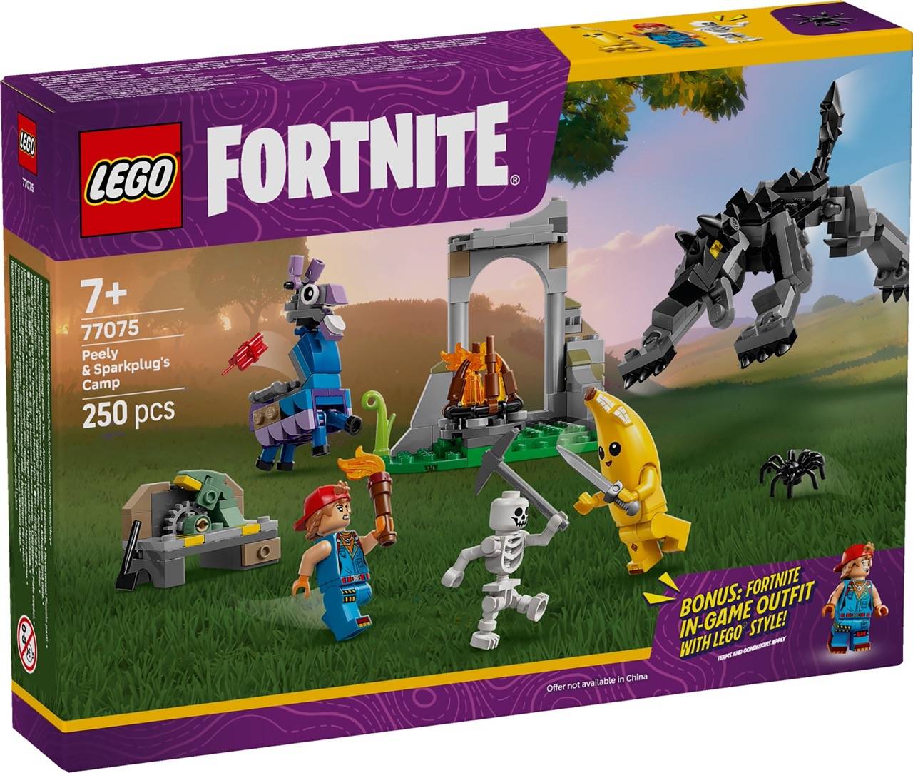 LEGO® Fortnite 77075 Das Lager von Schali und der Zündkerzenkünstlerin
