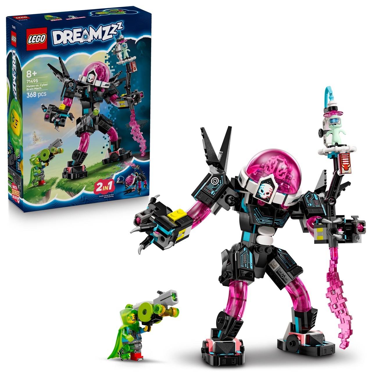 LEGO® 71495 DREAMZzz - Mateo vs. Cyberhirn-Mech