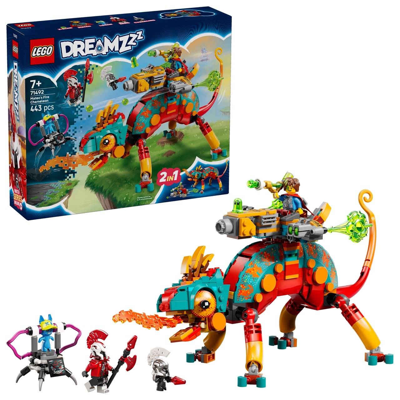 LEGO® 71492 DREAMZzz - Mateos Feuer-Chamäleon