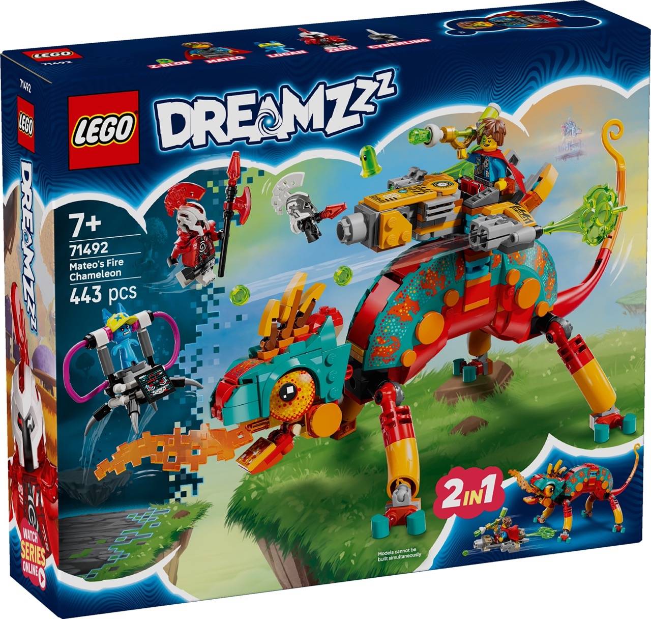 LEGO® 71492 DREAMZzz - Mateos Feuer-Chamäleon