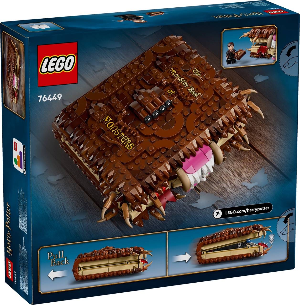LEGO® 76449 Harry Potter - Beißendes Monsterbuch der Monster