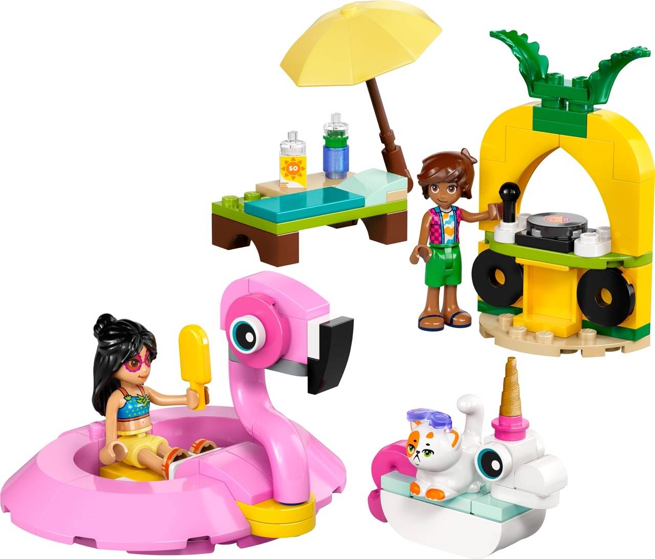 LEGO® 42658 Friends - Poolparty mit Einhorn und Flamingo