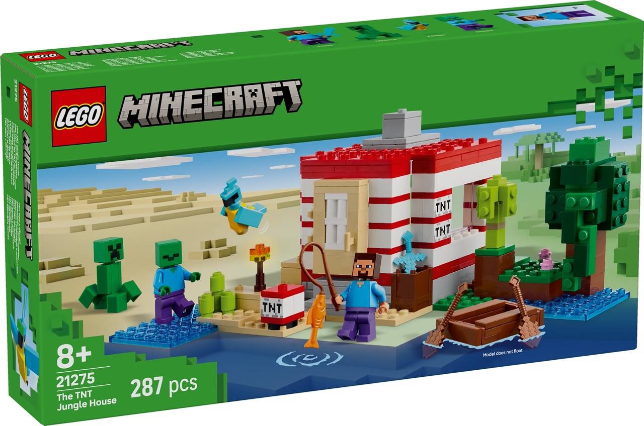 LEGO® 21275 Minecraft - Das TNT-Dschungelhaus