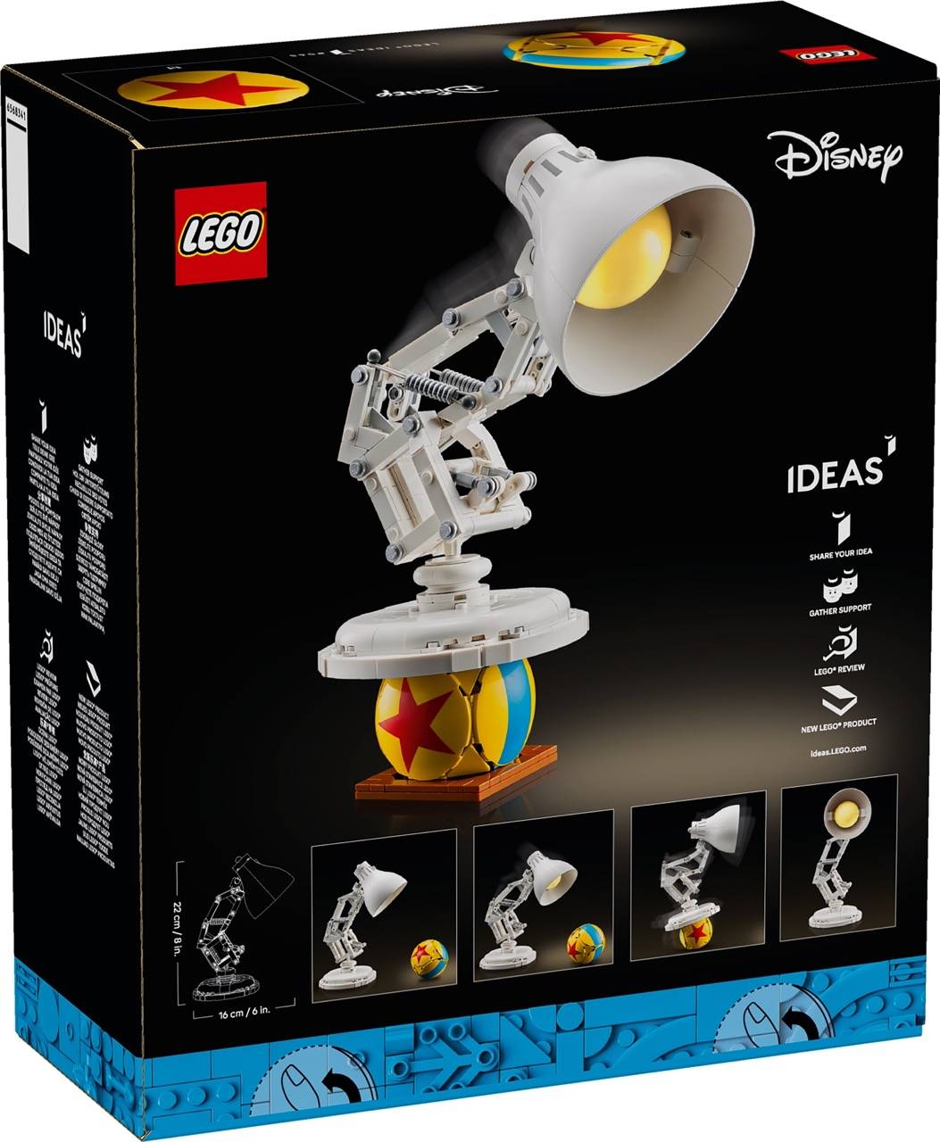 LEGO® 21357 Ideas - Disney Pixar Luxo Jr.