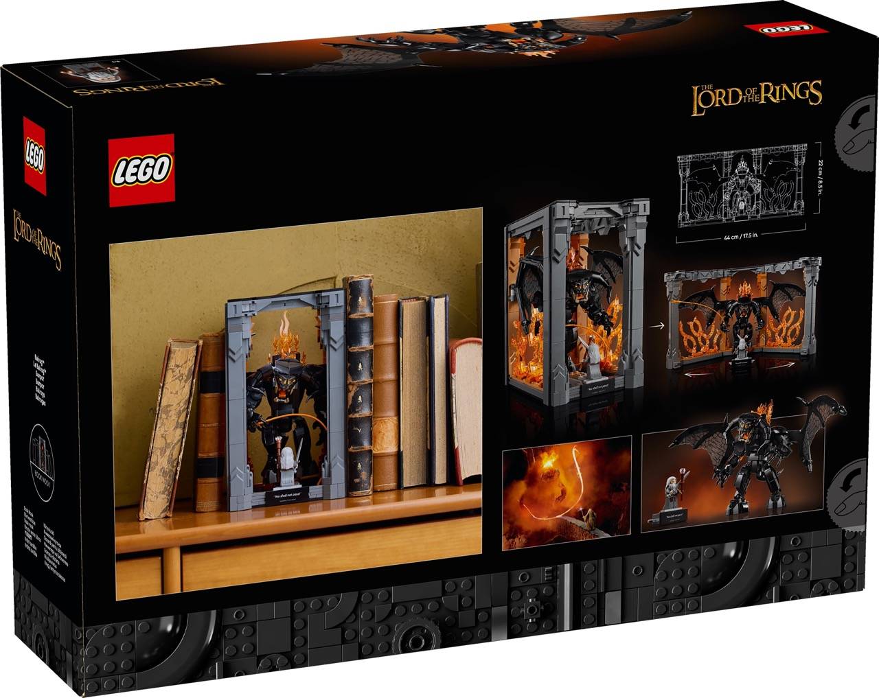 LEGO® 10367 Icons - Der Herr der Ringe: Balrog Bücherstütze