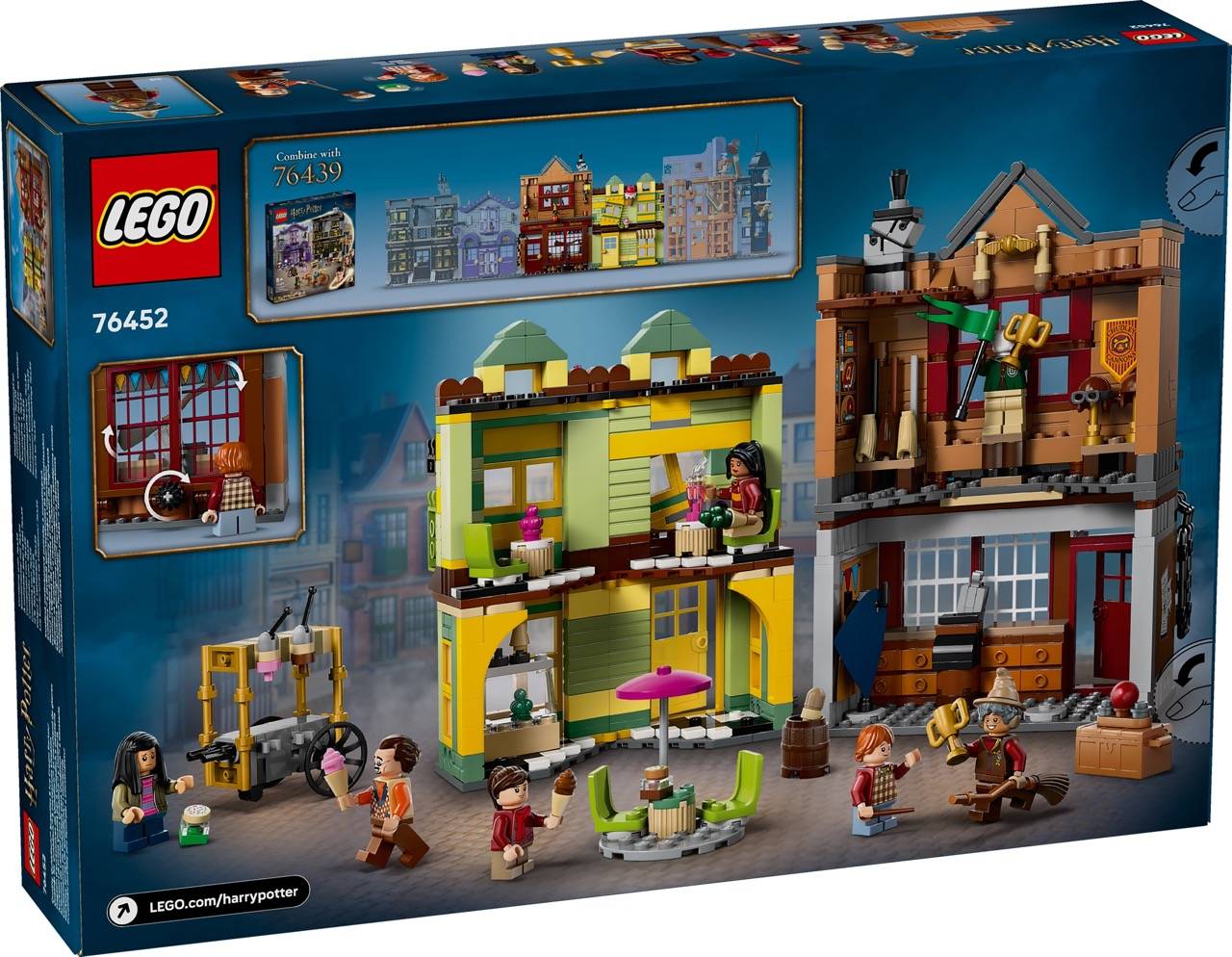 LEGO® 76452 Harry Potter - Qualität für Quidditch & Fortescues Eissalon
