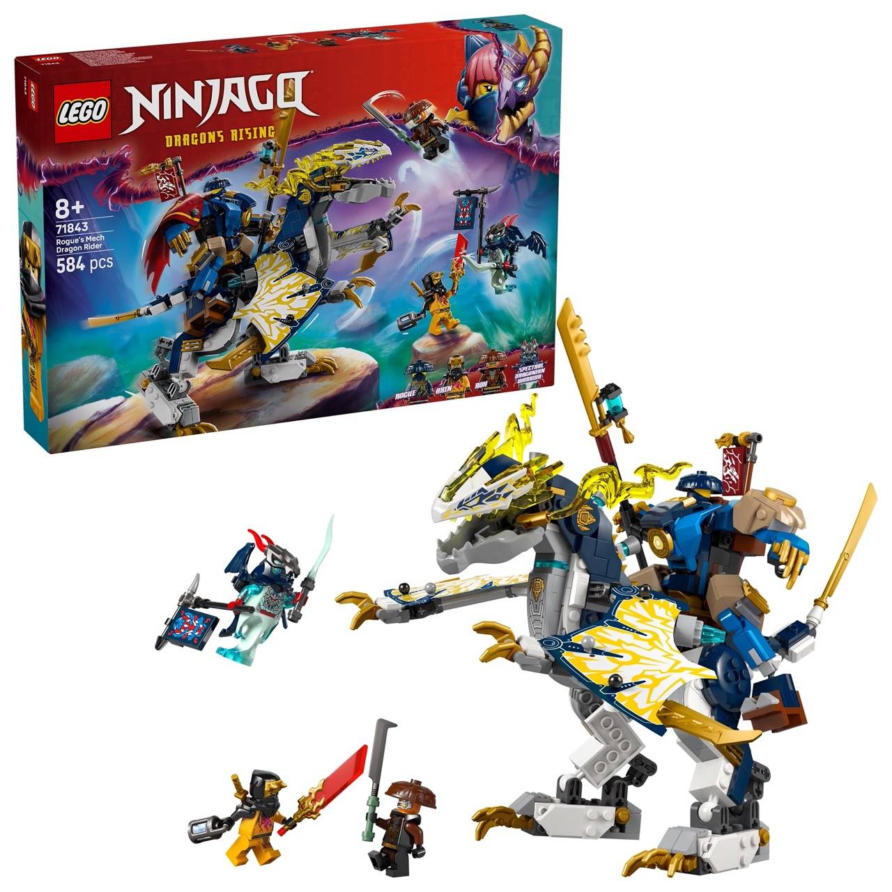 LEGO® 71843 NINJAGO - Rogues Mech-Drachenreiter