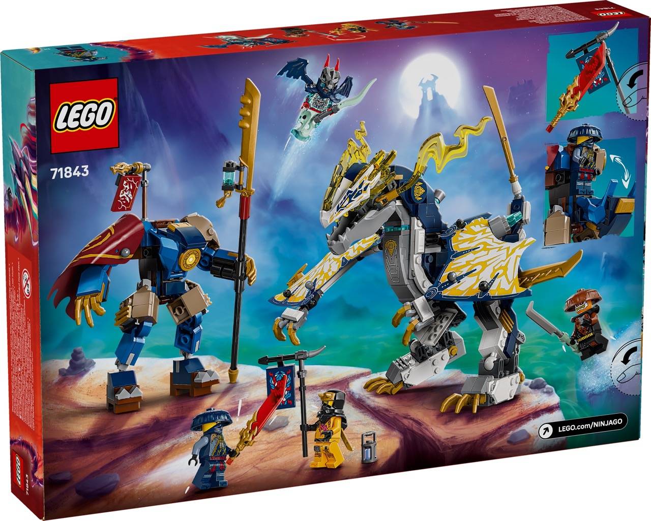 LEGO® 71843 NINJAGO - Rogues Mech-Drachenreiter