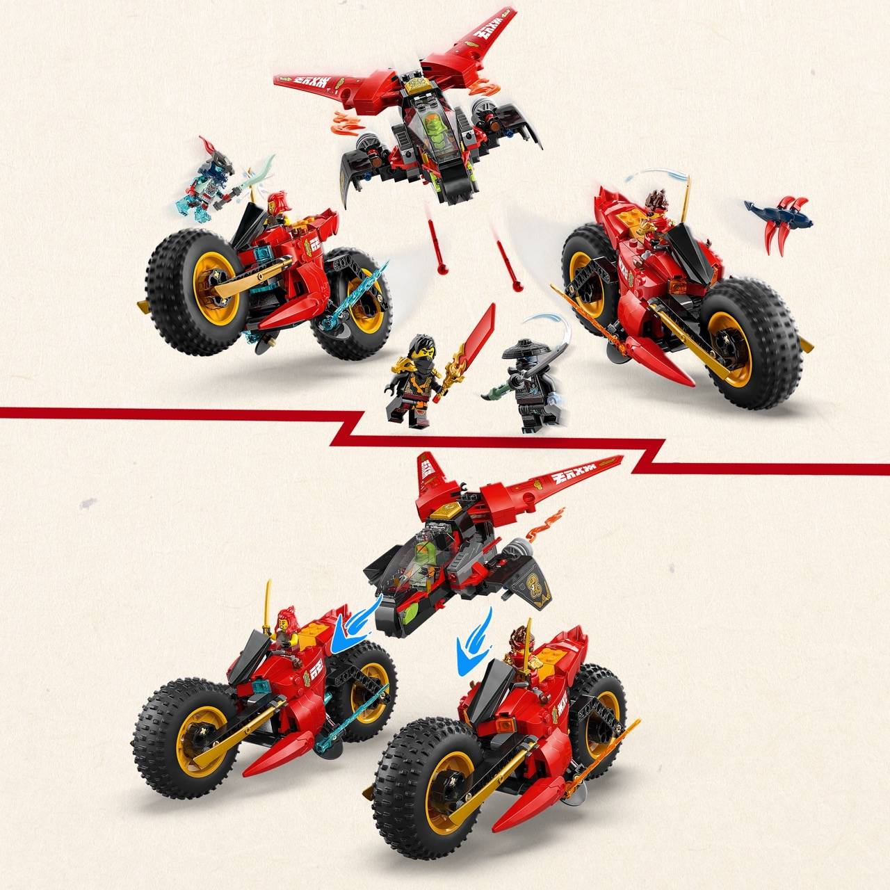 LEGO® 71844 NINJAGO - Ninja-Actionflitzer