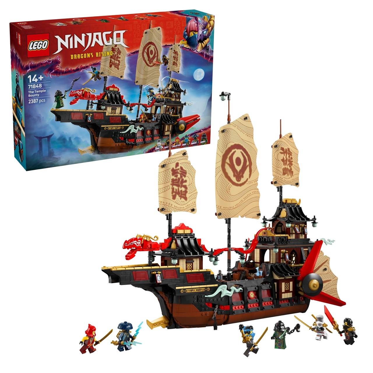 LEGO® 71848 NINJAGO - Der Tempel-Flugsegler