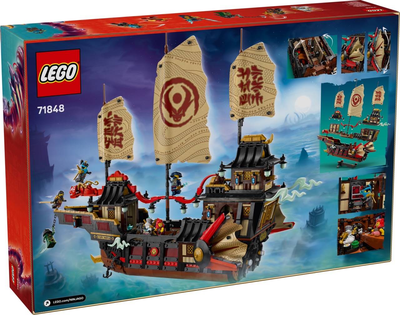 LEGO® 71848 NINJAGO - Der Tempel-Flugsegler