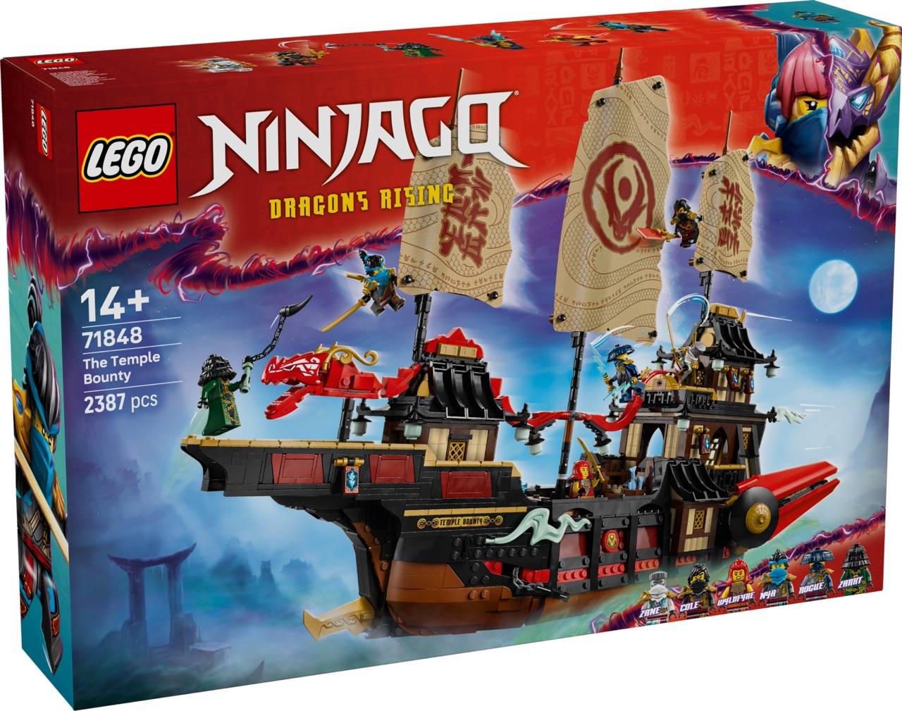 LEGO® 71848 NINJAGO - Der Tempel-Flugsegler
