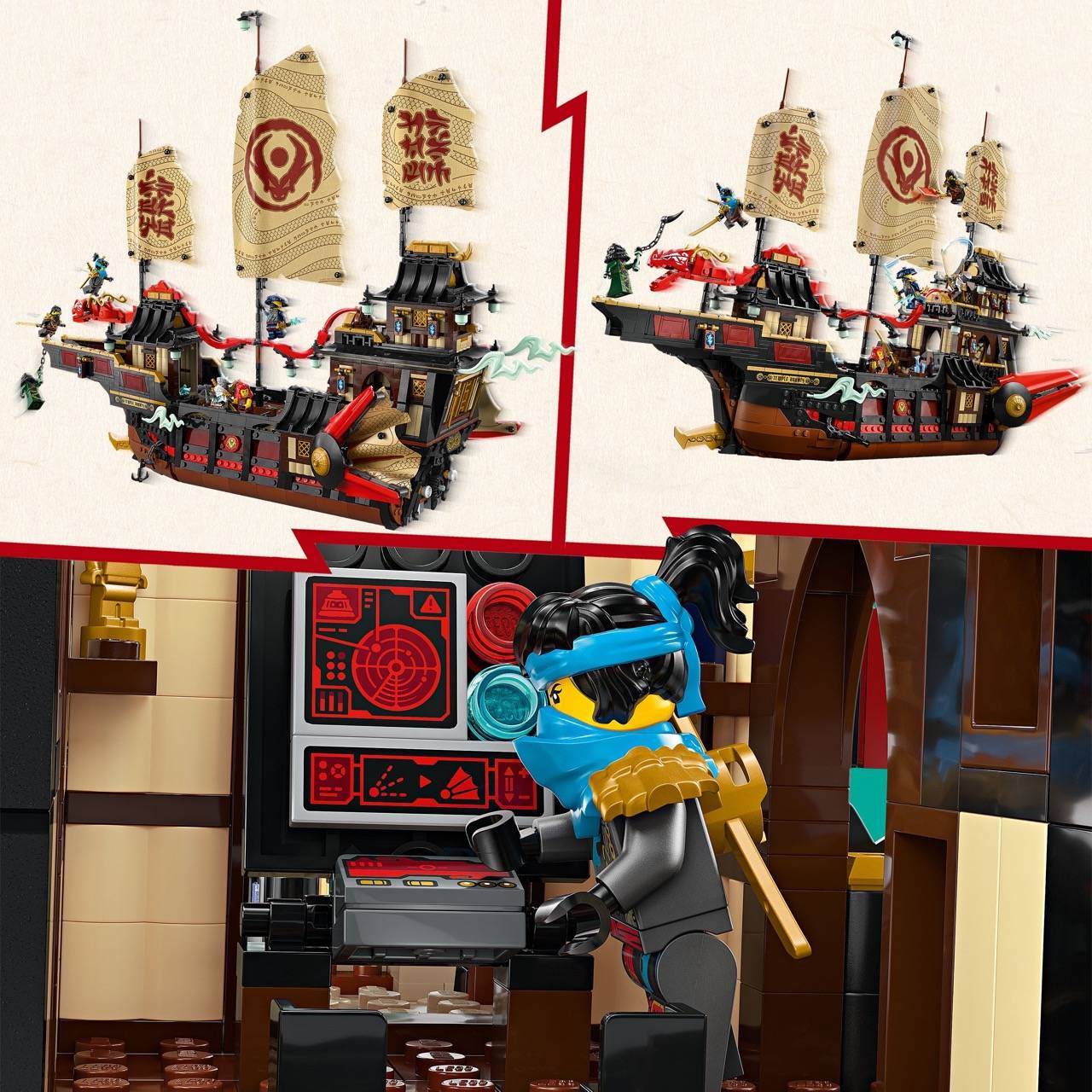 LEGO® 71848 NINJAGO - Der Tempel-Flugsegler