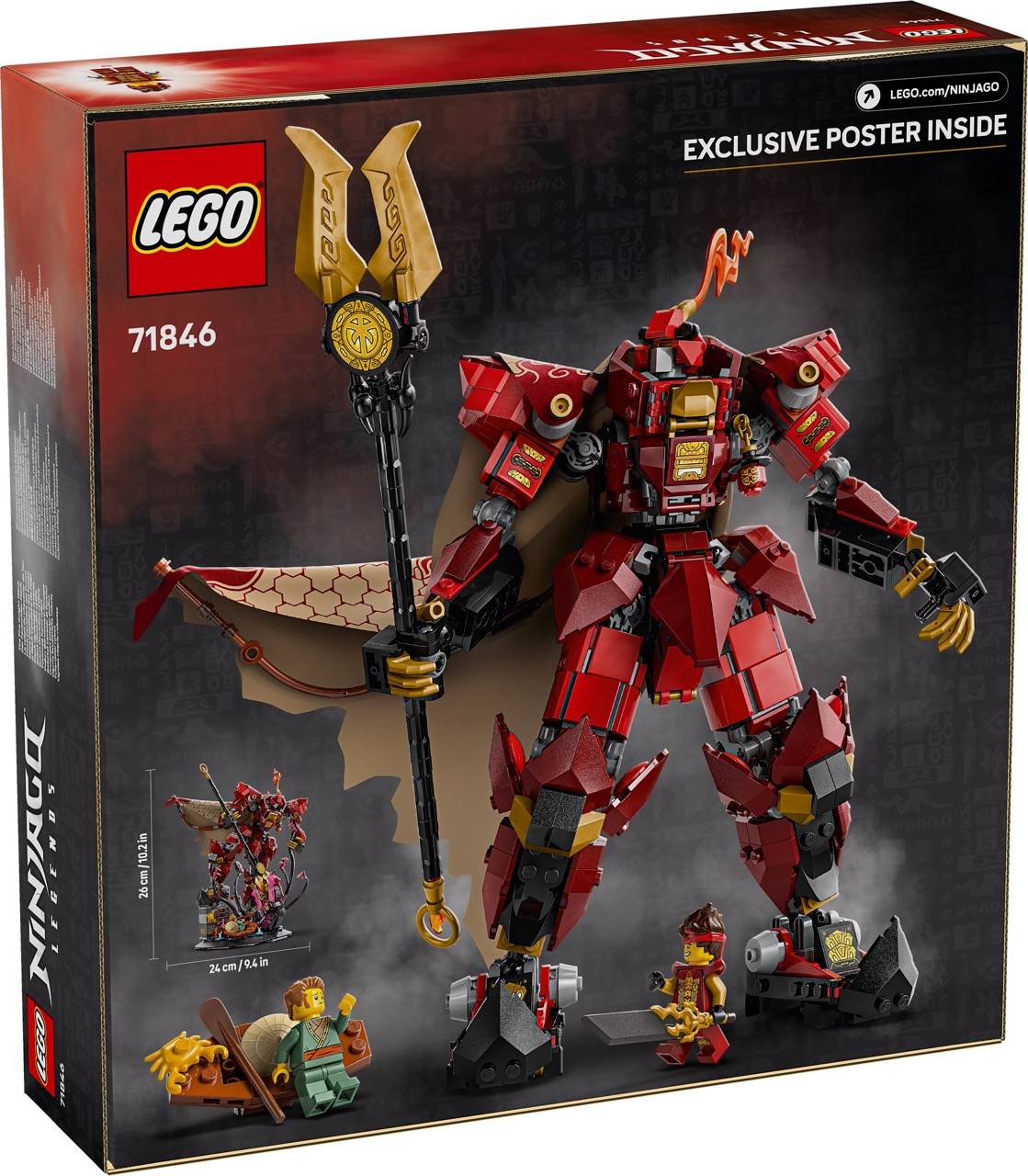 LEGO® 71846 NINJAGO - Der Feuerritter-Mech