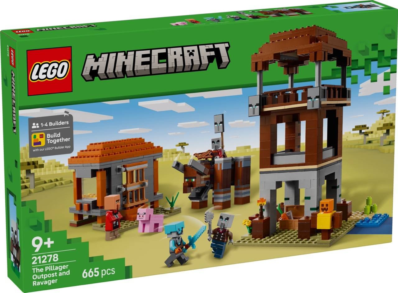 LEGO® 21278 Minecraft - Ein Verwüster am Plünderer-Außenposten