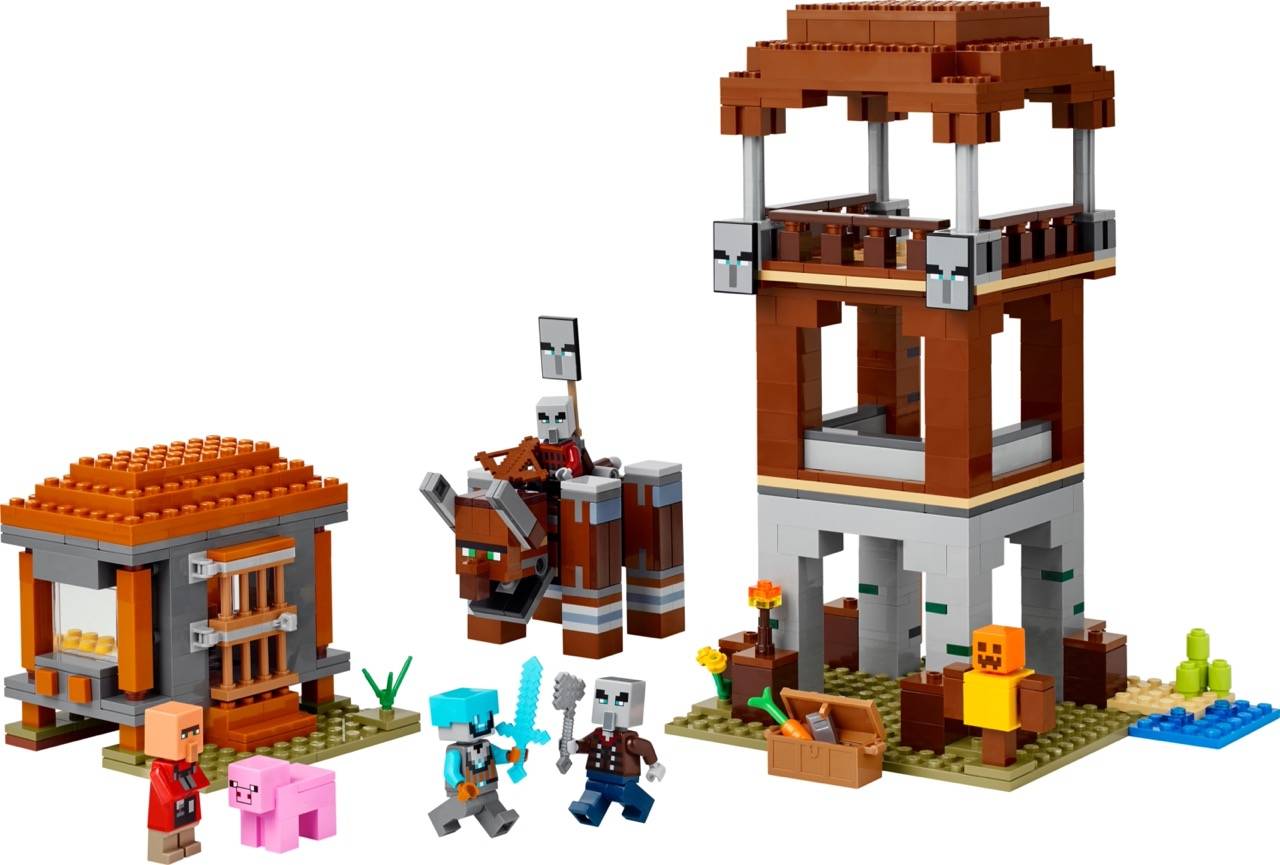 LEGO® 21278 Minecraft - Ein Verwüster am Plünderer-Außenposten
