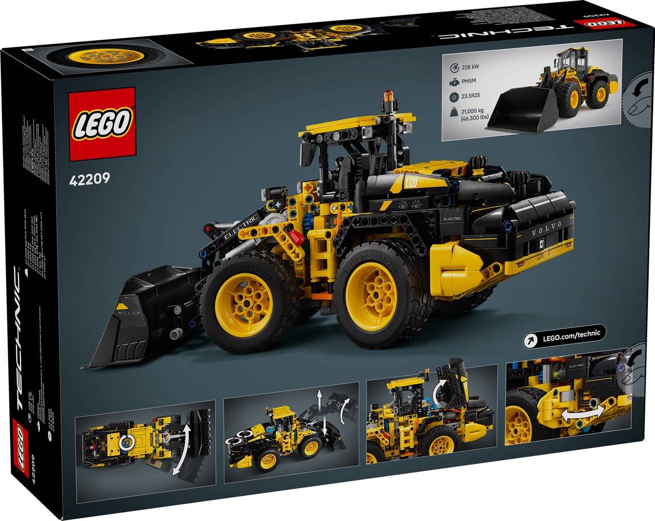 LEGO® Technic™ 42209 Volvo L120 Electric Radlader