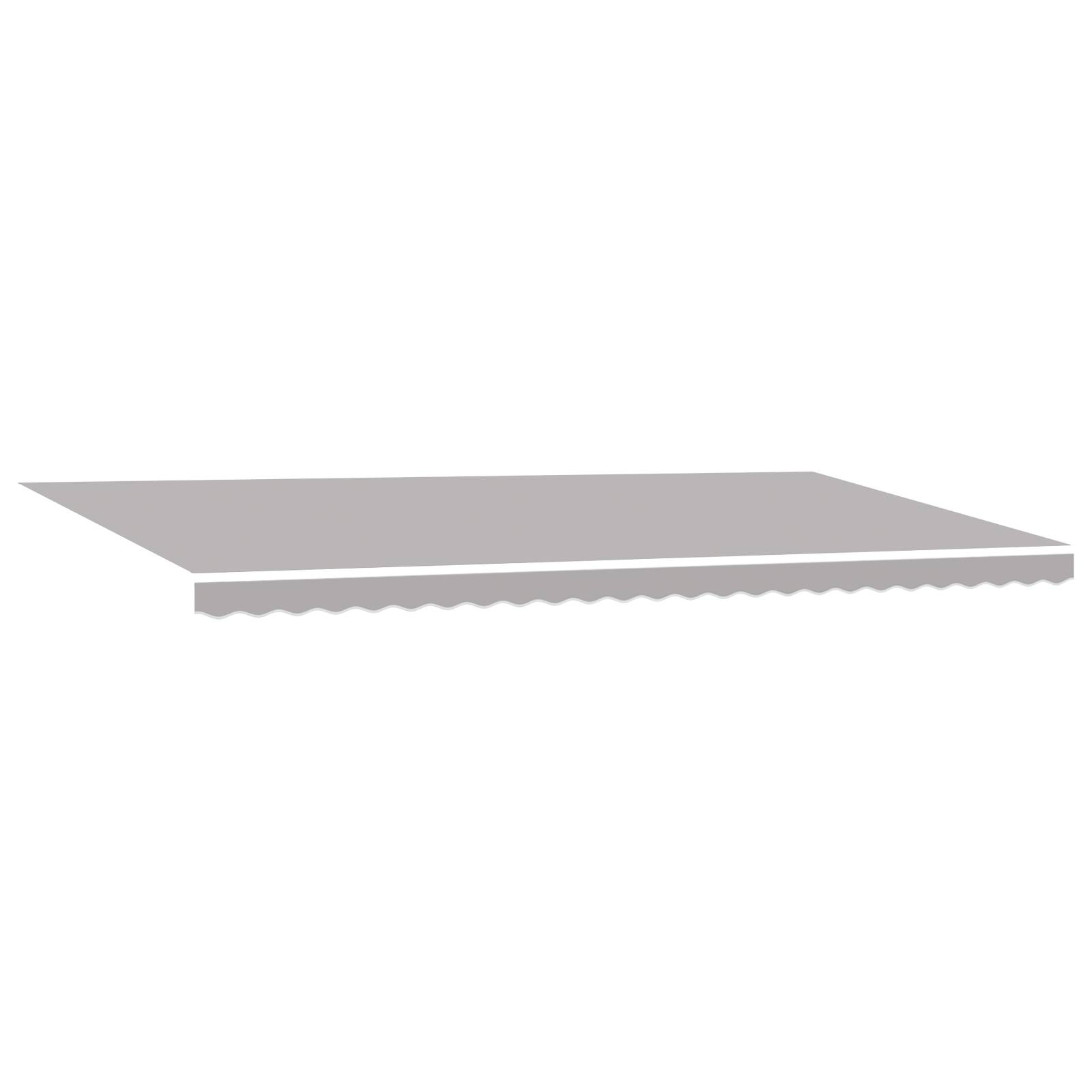 vidaXL Automatische Einziehbare Markise mit LED Hellgrau 600x300 cm