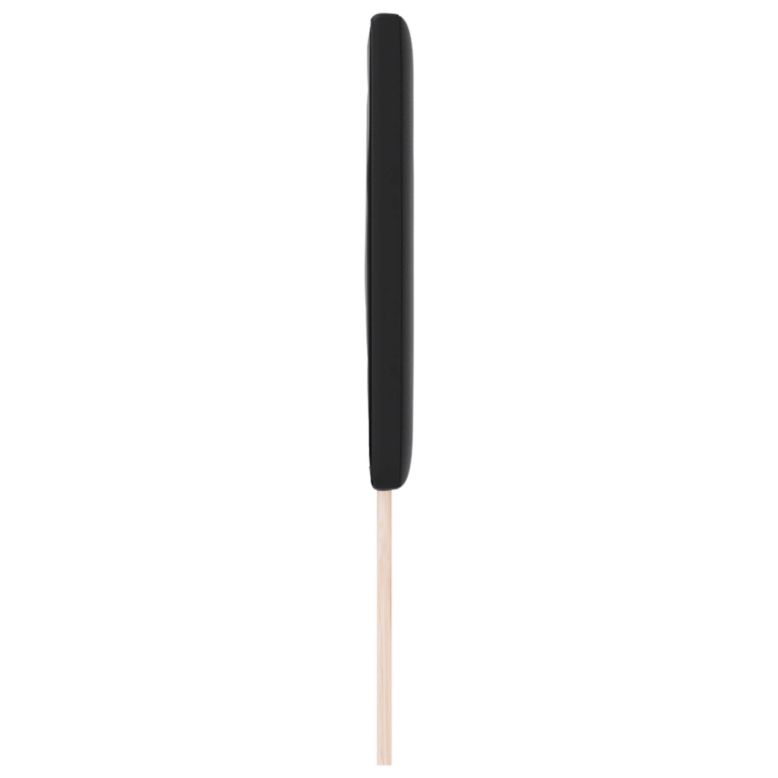 vidaXL Kopfteil Einfarbig Schwarz 160 cm Kunstleder