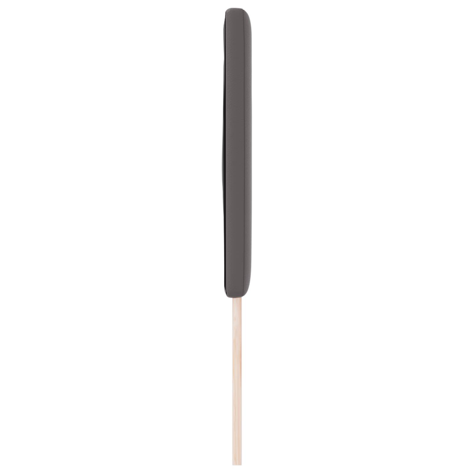 vidaXL Kopfteil Einfarbig Grau 200 cm Kunstleder
