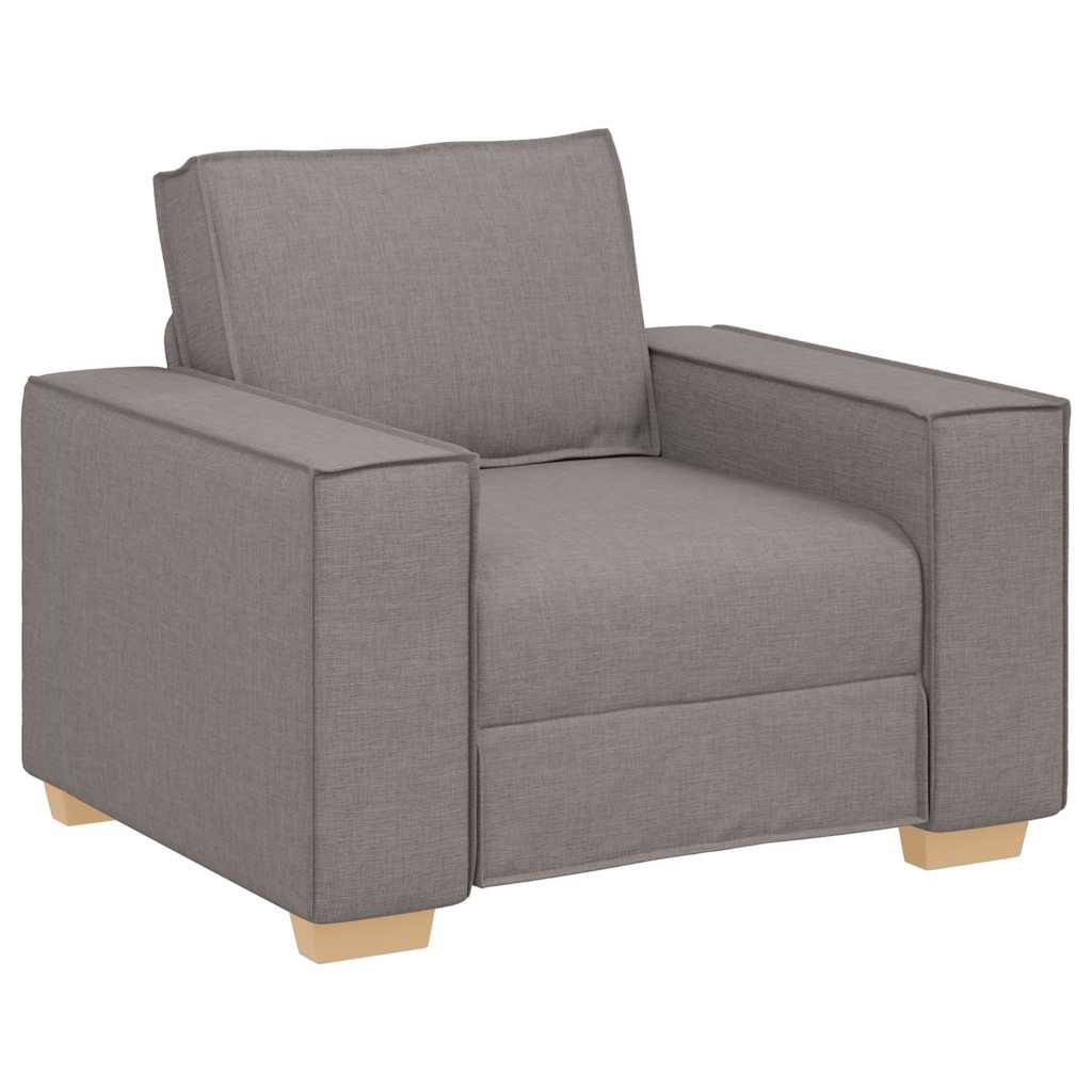 vidaXL Sofa Stuhl Taupe 60 cm Stoff
