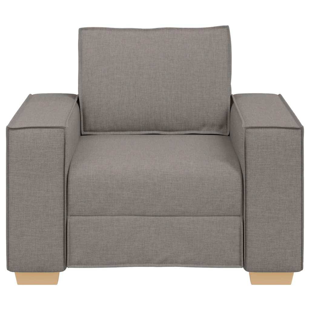 vidaXL Sofa Stuhl Taupe 60 cm Stoff