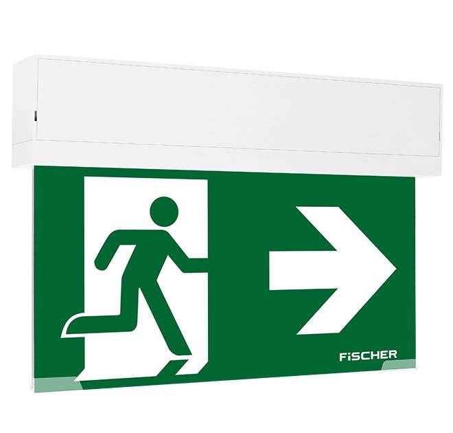 Fischer Rettungszeichenleuchte3/8h S1-U383M.V5