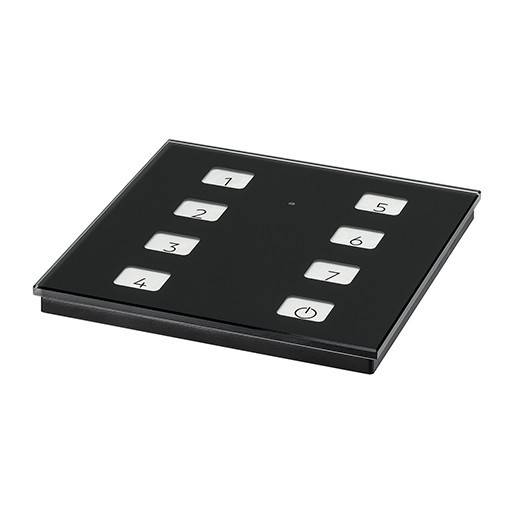 Zumtobel Group Touchpanel mit 8 Tasten Touchpanel 8P DA2 BK