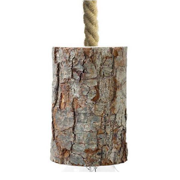 Scharnberger+Hasenbein Holz-Leuchte Rinde 88227