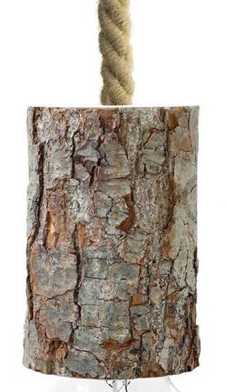 Scharnberger+Hasenbein Holz-Leuchte Rinde 88227