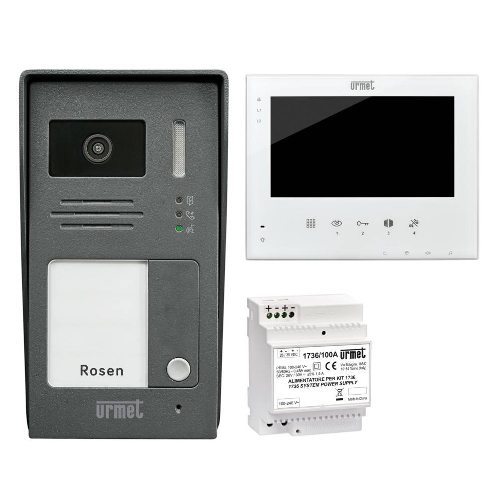 Grothe Video-Türsprechset 2Draht SET 1736/511