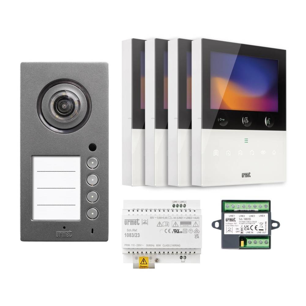 Grothe Video-Sprechanlagen-Set SET 1784/799