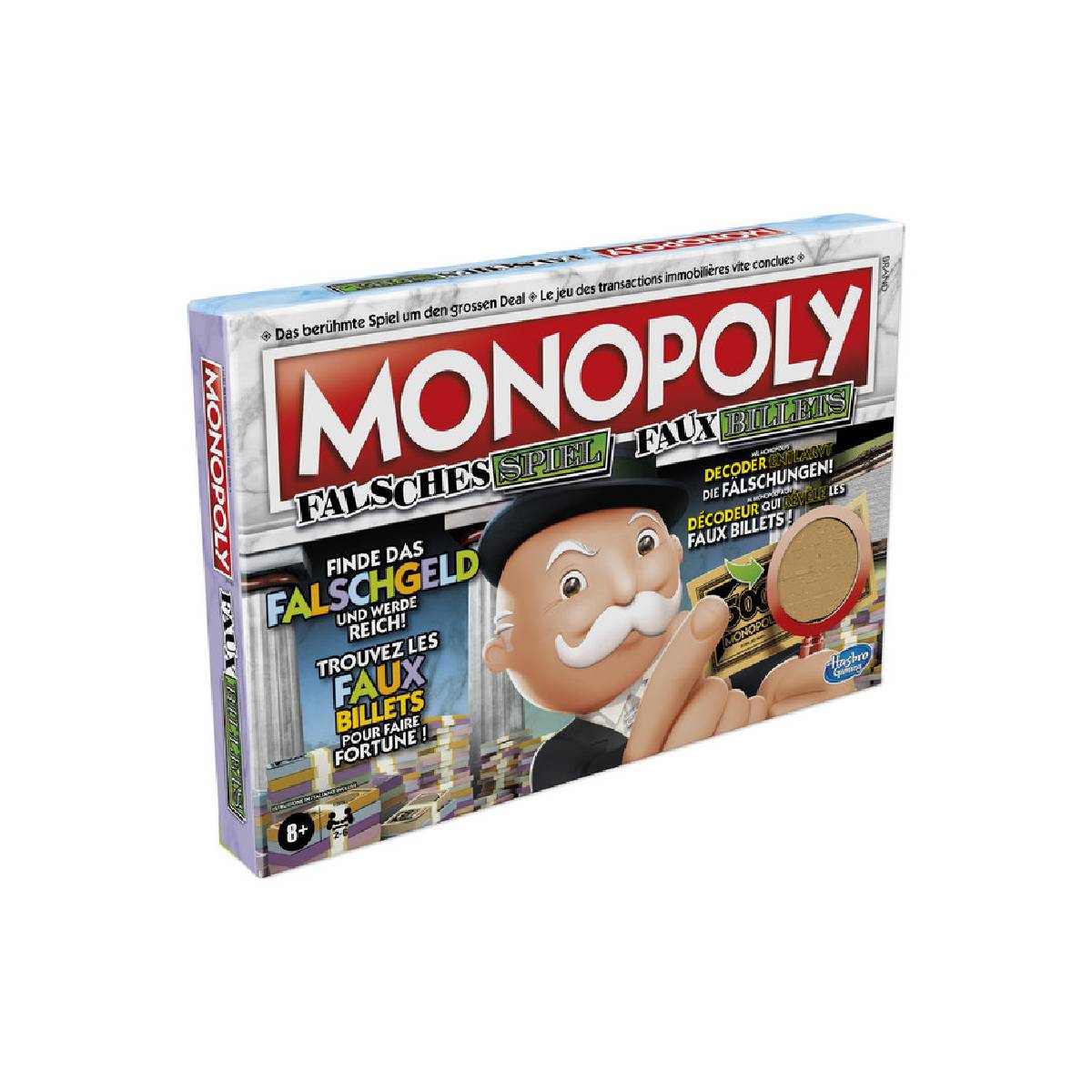 Hasbro - Brettspiel - Monopoly Falsches Spiel (deutsch/französisch) Gesellschaftsspiel