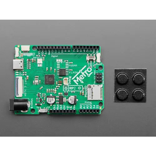 Adafruit Metro RP2350, 150MHz RP2350, 3,3V Logik, 16MB QSPI, 24 GPIO, 8 ADC, USB C, 612V DC Adafruit Metro RP2350, 150MHz RP2350, 3,3V Logik, 16MB QSPI, 24 GPIO, 8 ADC, USB C, 612V DC