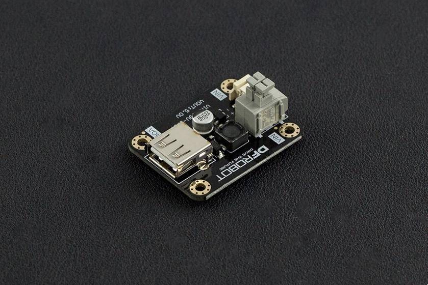 DFRobot DC-DC Boost Modul, Step-up Spannungswandler, USB, JST PH2.0, 600mA, 0,9-5V IN, 5V Out
