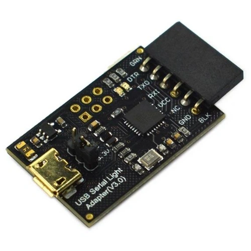 DFRobot USB Serial Light Adapter, ATmega8U2, USB zu Seriell, Mini-USB, RX/TX-Status-LED, 3,3V-5V DFRobot USB Serial Light Adapter, ATmega8U2, USB zu Seriell, Mini-USB, RX/TX-Status-LED, 3,3V-5V