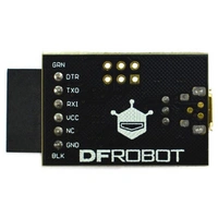 DFRobot USB Serial Light Adapter, ATmega8U2, USB zu Seriell, Mini-USB, RX/TX-Status-LED, 3,3V-5V DFRobot USB Serial Light Adapter, ATmega8U2, USB zu Seriell, Mini-USB, RX/TX-Status-LED, 3,3V-5V