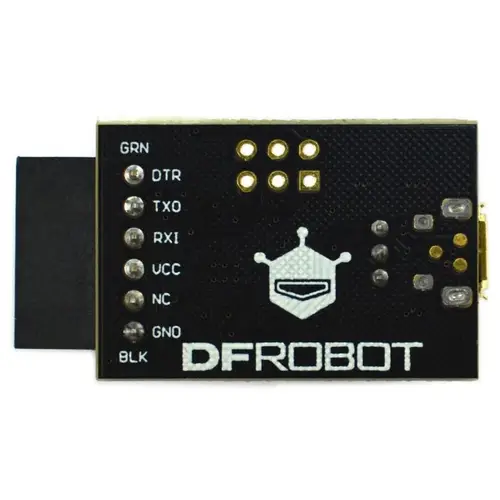 DFRobot USB Serial Light Adapter, ATmega8U2, USB zu Seriell, Mini-USB, RX/TX-Status-LED, 3,3V-5V DFRobot USB Serial Light Adapter, ATmega8U2, USB zu Seriell, Mini-USB, RX/TX-Status-LED, 3,3V-5V