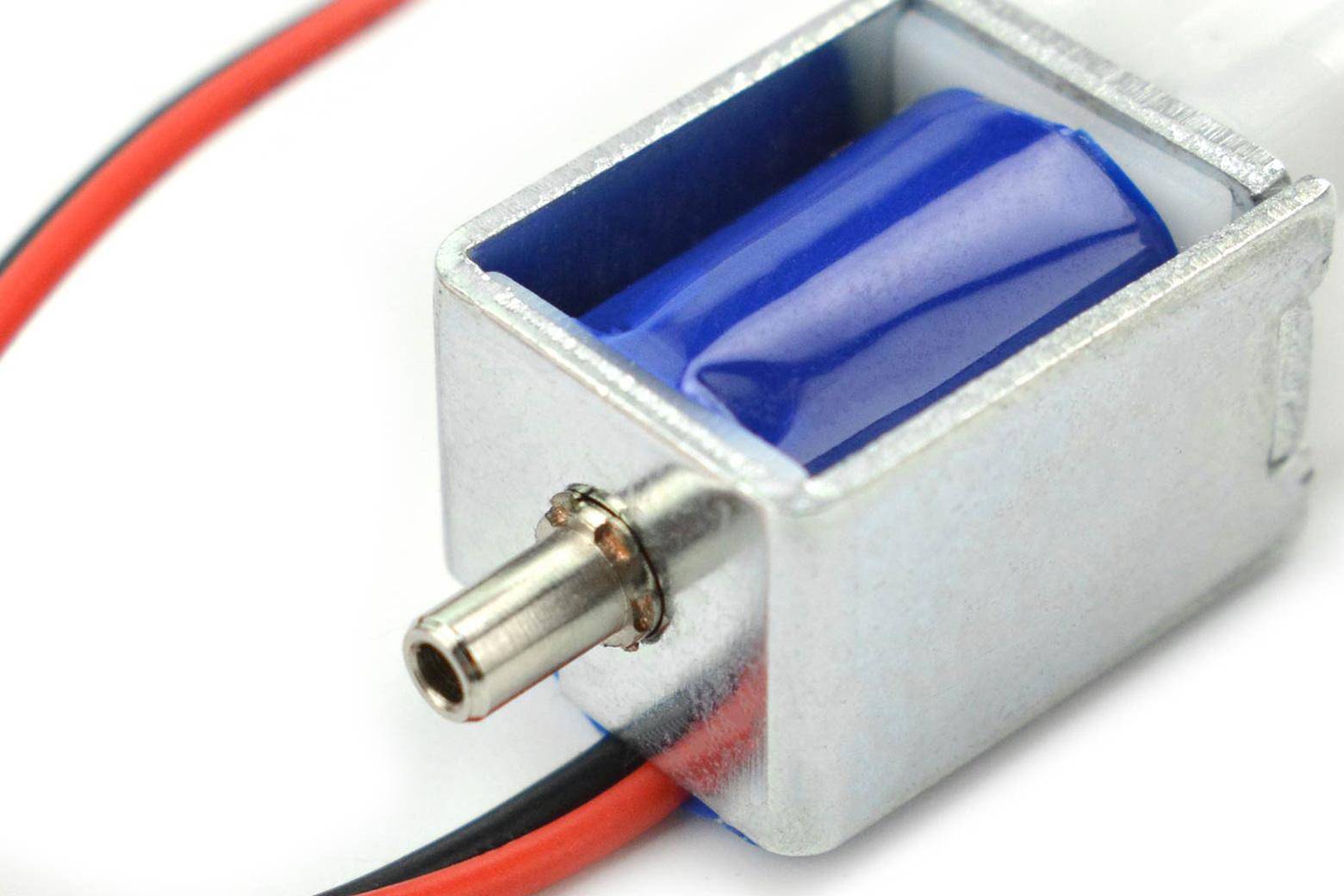 DFRobot 2-Position 3-Wege-Luftventil, Nennstrom 100mA, Druck 40kPa, 3,0mm Luftdüse, 6V