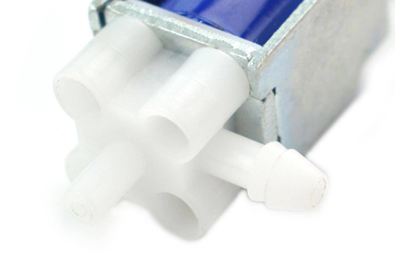 DFRobot 2-Position 3-Wege-Luftventil, Nennstrom 100mA, Druck 40kPa, 3,0mm Luftdüse, 6V