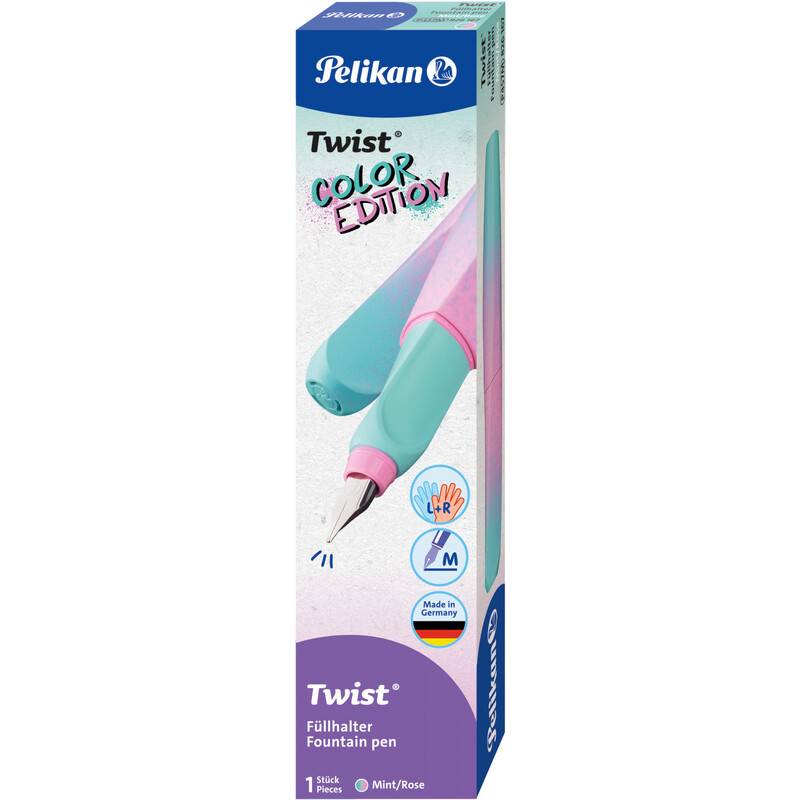 Pelikan Twist Füllhalter Color Edition, mint/rosé