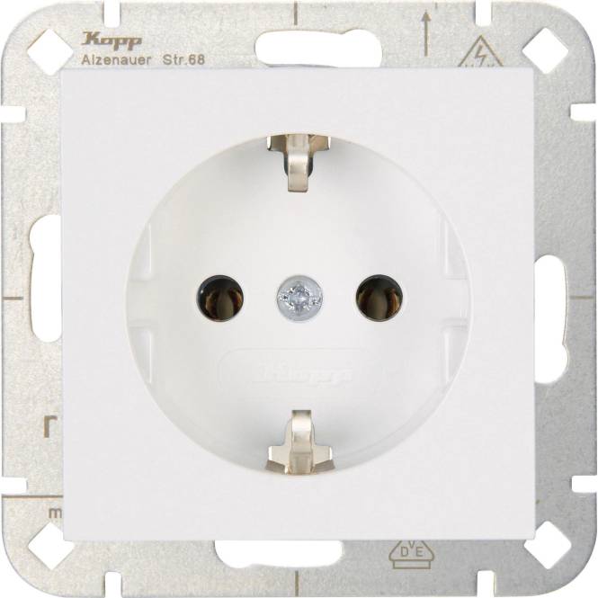 Kopp 949332006 HK07-Schutzkontakt-Steckdose Install.Baumaterial Schaltermat/Geb.Steu Schalter