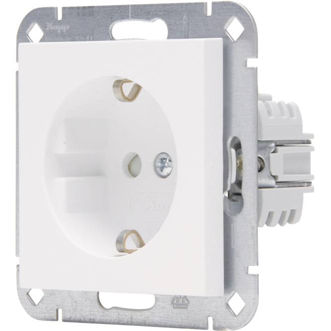 Kopp 940032008 HK07-Schutzkontakt-Steckdose erhöhter Install.Baumaterial Schaltermat/Geb.Steu