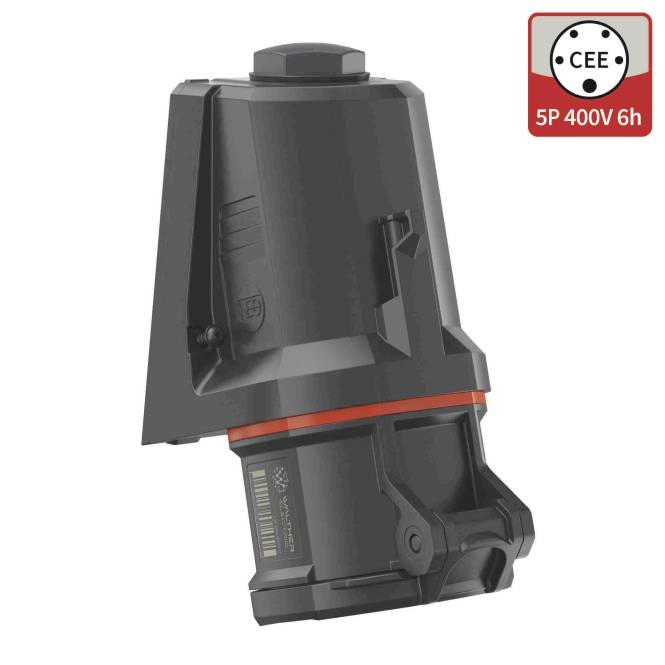 Walther CEE NEO Wandsteckdose FW130506CC 32A 5P 6h IP54 m.Käfigzugfeder Industriematerial