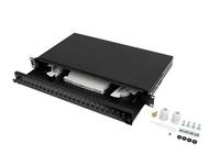 Lanberg 19" 1U FIBER PATCH PANEL 24XST 24XFC BLACK+ ACCES