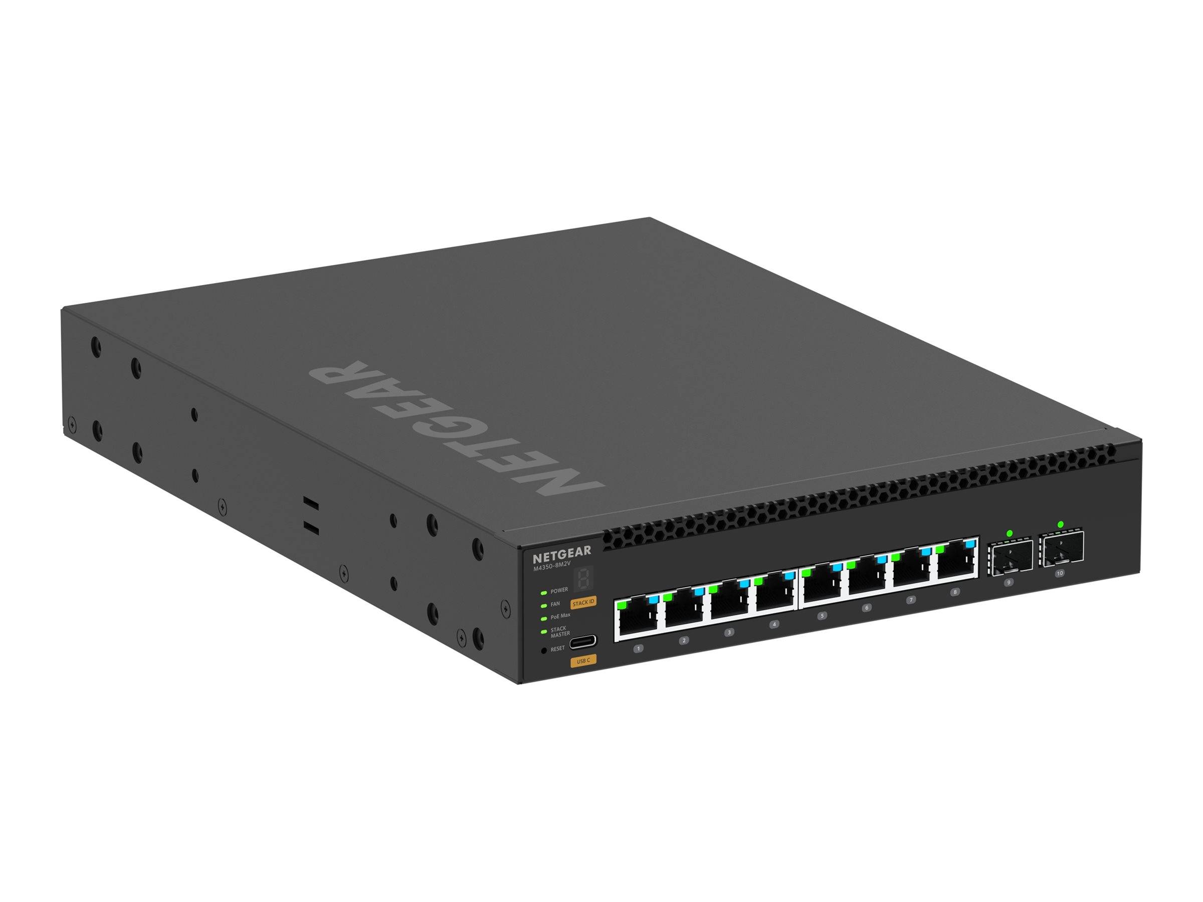 Netgear M4350-8M2V - Switch - L3 - managed - 8 x 2.5GBase-T (PoE ++)+ 2 x 25