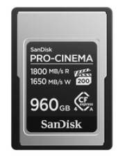 SanDisk PRO-Cinema CFexpress Type A Card CF Express Typ B 960 GB